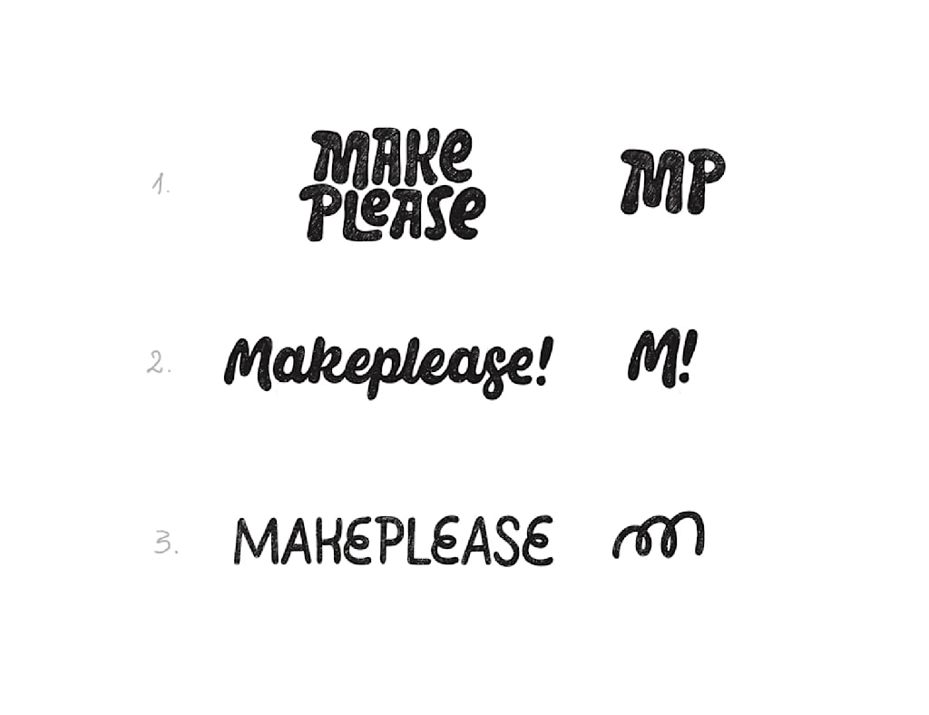 Tidy up logo sketches